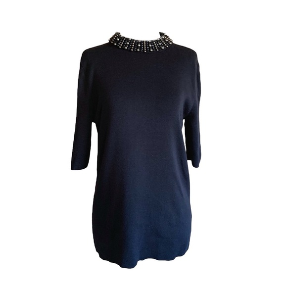 Talbots beaded neckline knit top - Picture 8 of 8